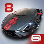 لعبة اسفلت Asphalt 8 مهكرة